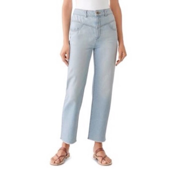 DL1961 Jerry High-Rise Straight Jeans Springdale Size 26 NWT - Picture 1 of 8
